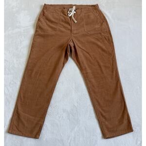 J Crew Factory Corduroy City Fit Straight Leg Casual Stretch Brown Size X-Large